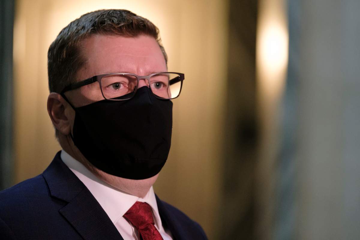 Premier Scott Moe said he has had discussions with Dr. Saqib Shahab, who wants to see new cases and hospitalizations stabilize before easing restrictions.