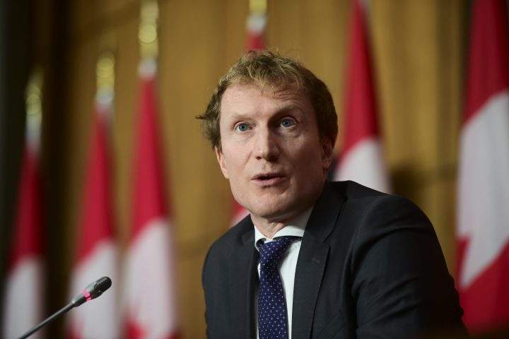 Marc Miller, Minister of Indigenous Services holds a news conference to provide an update on the COVID-19 pandemic in Ottawa on Wednesday, Jan. 13, 2021. THE CANADIAN PRESS/Sean Kilpatrick