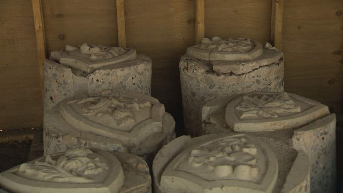 Crests from Calgary’s Centre Street Bridge are up for auction.