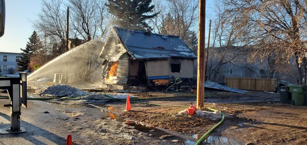 On Saturday, residents on the 500 block of 5th Street East were evacuated from their homes as fire crews worked to put out the fire.