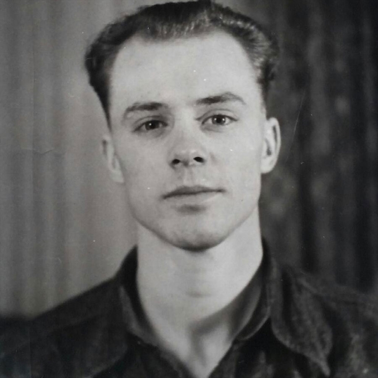 Clarence Hollingworth in his younger days.