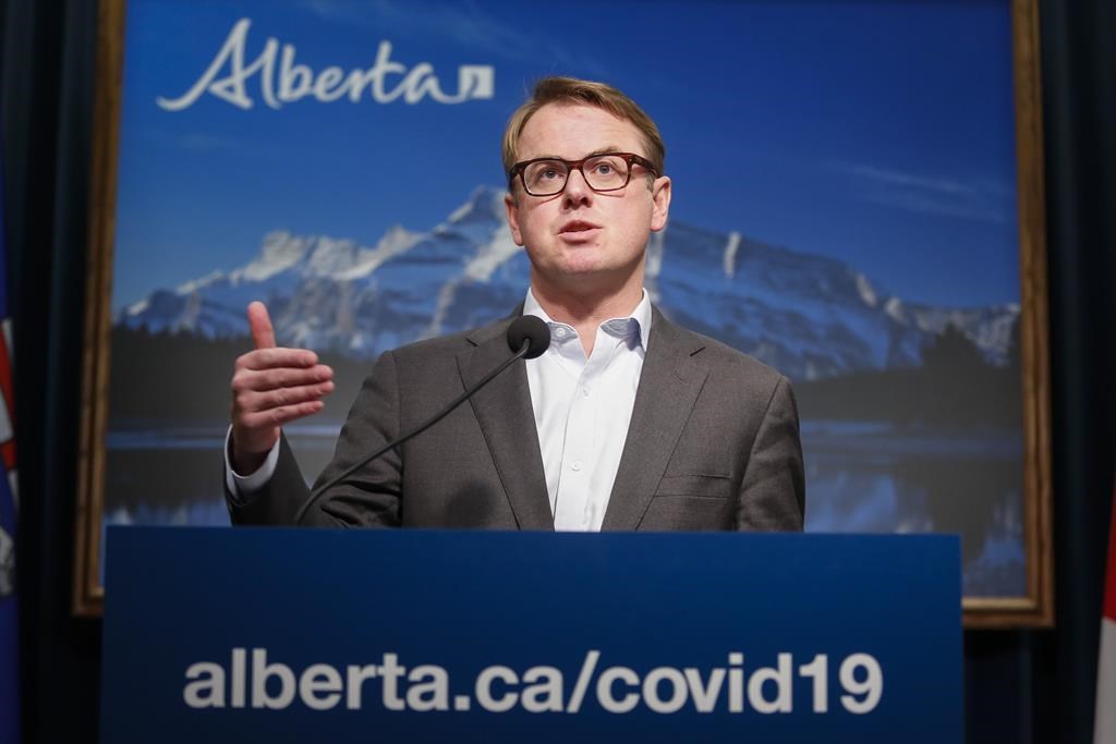 File: Former Alberta Health Minister Tyler Shandro