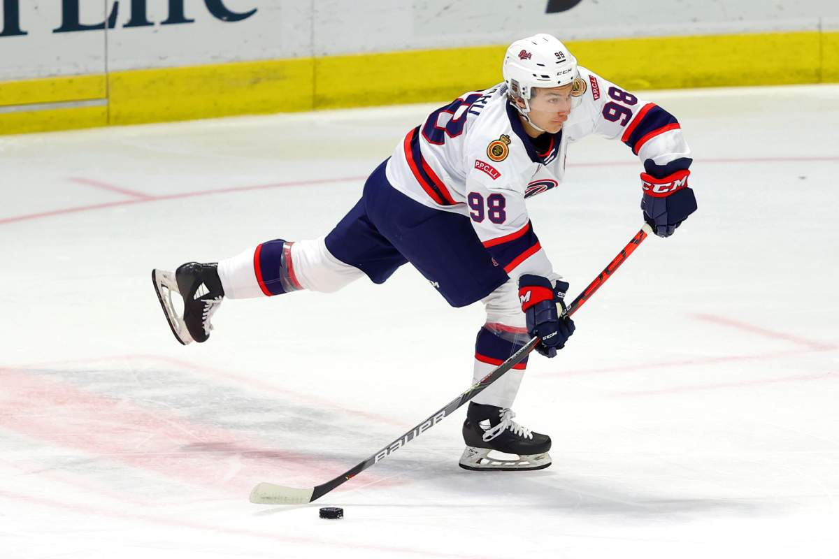 Regina Pats' Connor Bedard has been named rookie of the year after putting up 28 points in just 15 games in the 2020-21 WHL season.