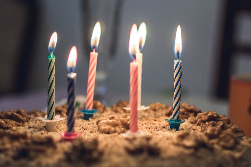 A birthday cake is shown in this file photo.