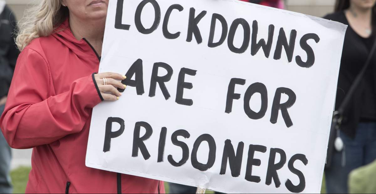The demonstrations, which have taken place around Barrie over the last number of weeks, are in contravention of Ontario's current stay-at-home order, which has been enforced to curb the spread of COVID-19.