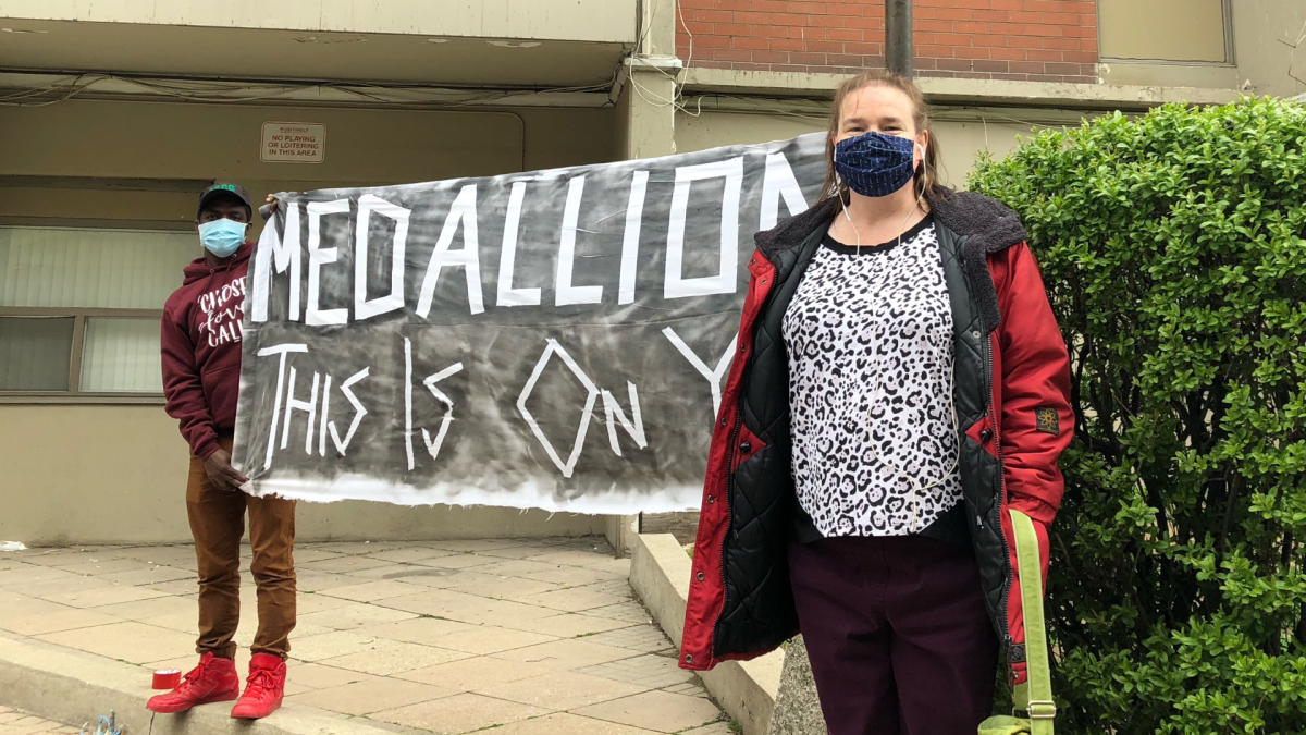 Serena Pollack, 51, a resident at 235 Rebecca Street was one of several tenants who shared their dismay with how public health and the operators of the building have characterized the massive outbreak revealed on May 4, 2021.