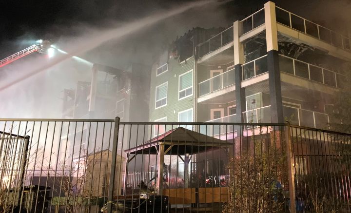 A fire broke out at the Citadel Mews West seniors care facility, located on Erin Ridge Road next to the Sturgeon Community Hospital, on Thursday night.