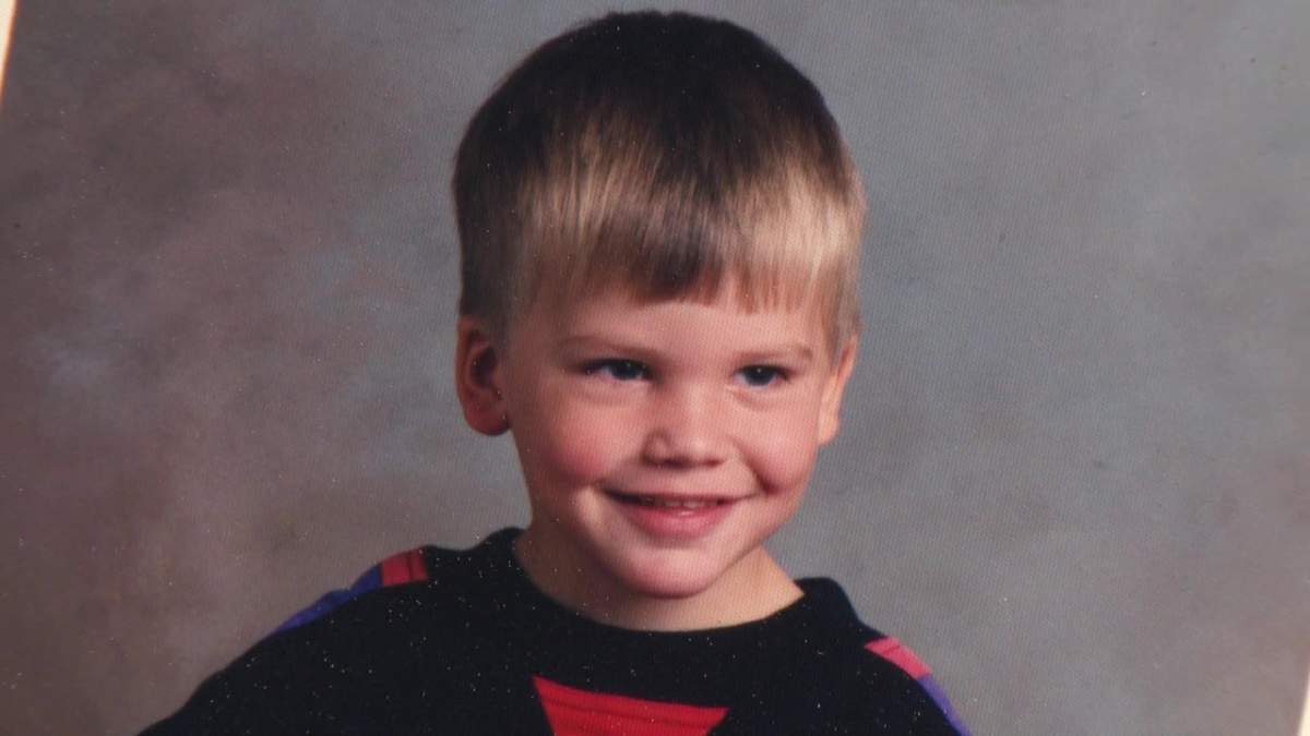 Gavin Zima as a kid
