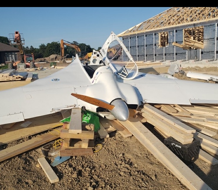 A small aircraft crashed in Dutton, sending the 67-year-old pilot to hospital with serious injuries.