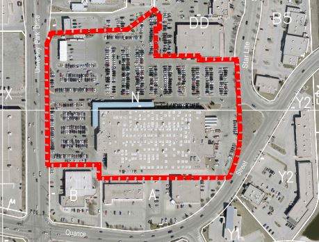 The proposed site.