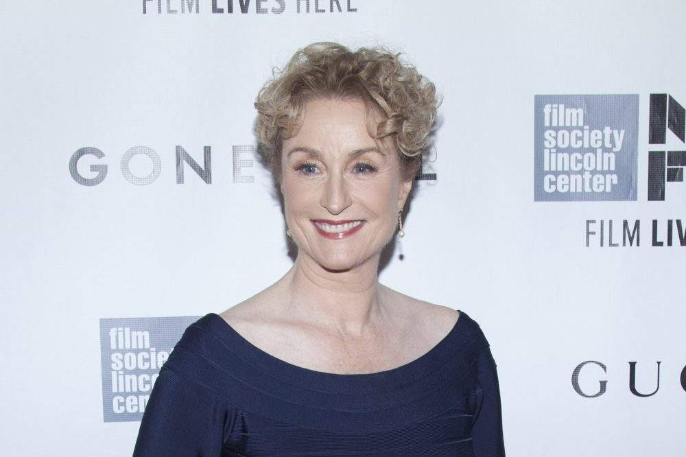 Lisa Banes attends the "Gone Girl" world premiere during The 52nd New York Film Festival at Alice Tully Hall in New York City.