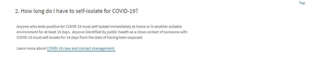 A screen capture of the government’s website from Thursday morning.
