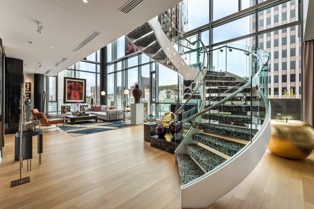 The recent sale of a $12.9-million penthouse at the Ritz-Carlton Residences in Montreal was the priciest on record for condominiums sold through the Multiple Listing Service system in Quebec.