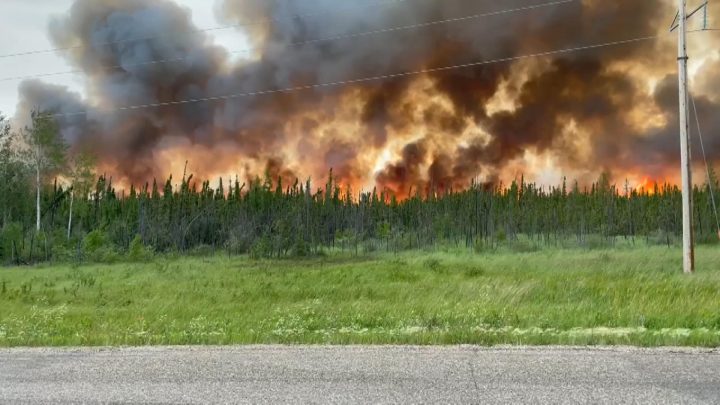 Some local municipalities face evacuation from the Saskatchewan wildfires. Creighton, Denare Beach and Flin Flon across the Manitoba border were issued evacuation warnings.