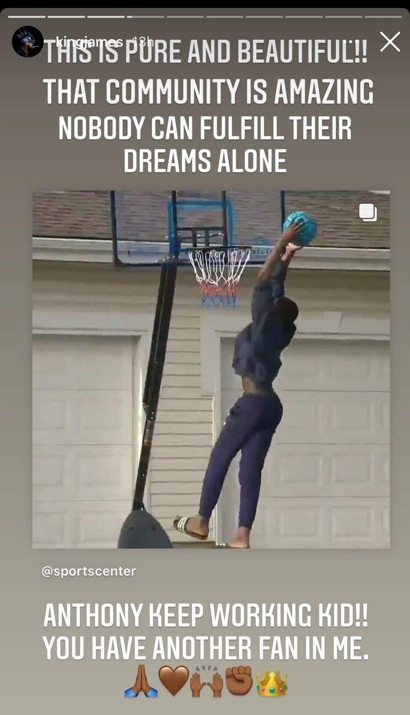 Uplifting Edmonton basketball story grabs attention of LeBron James - image