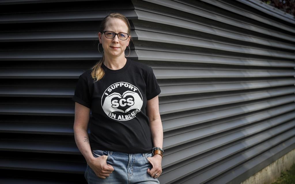 Rebecca Haines-Saah, an assistant professor of community health sciences at the University of Calgary, poses for a photo on Thursday, Aug. 12, 2021.