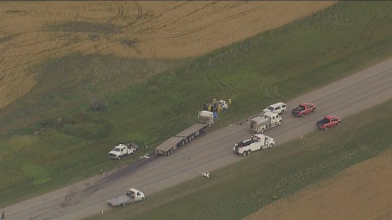 Morinville RCMP respond to a fatal crash on Highway 2.