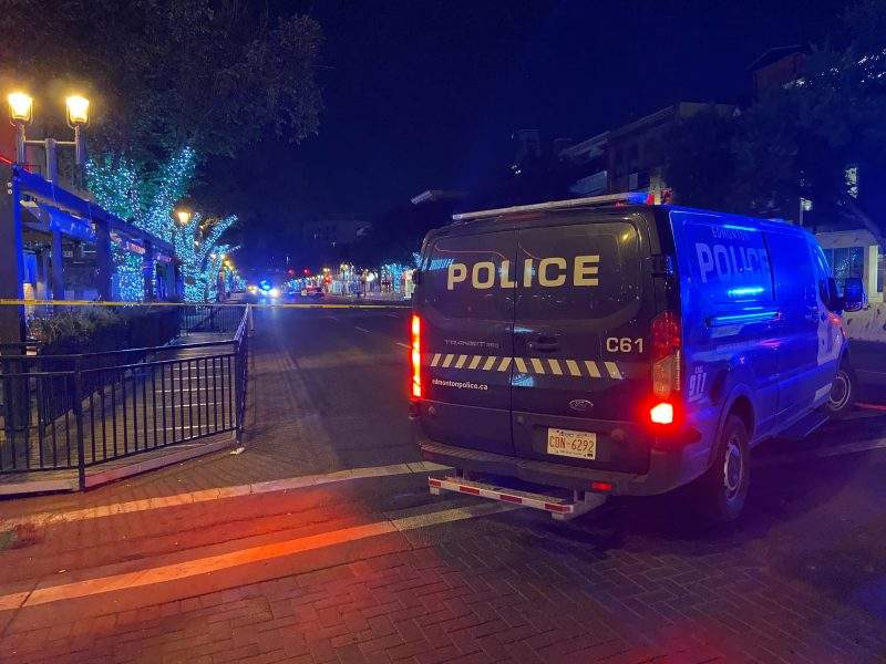 Edmonton police closed a section of Whyte Avenue on Wednesday, Aug. 4, 2021, for an investigation.