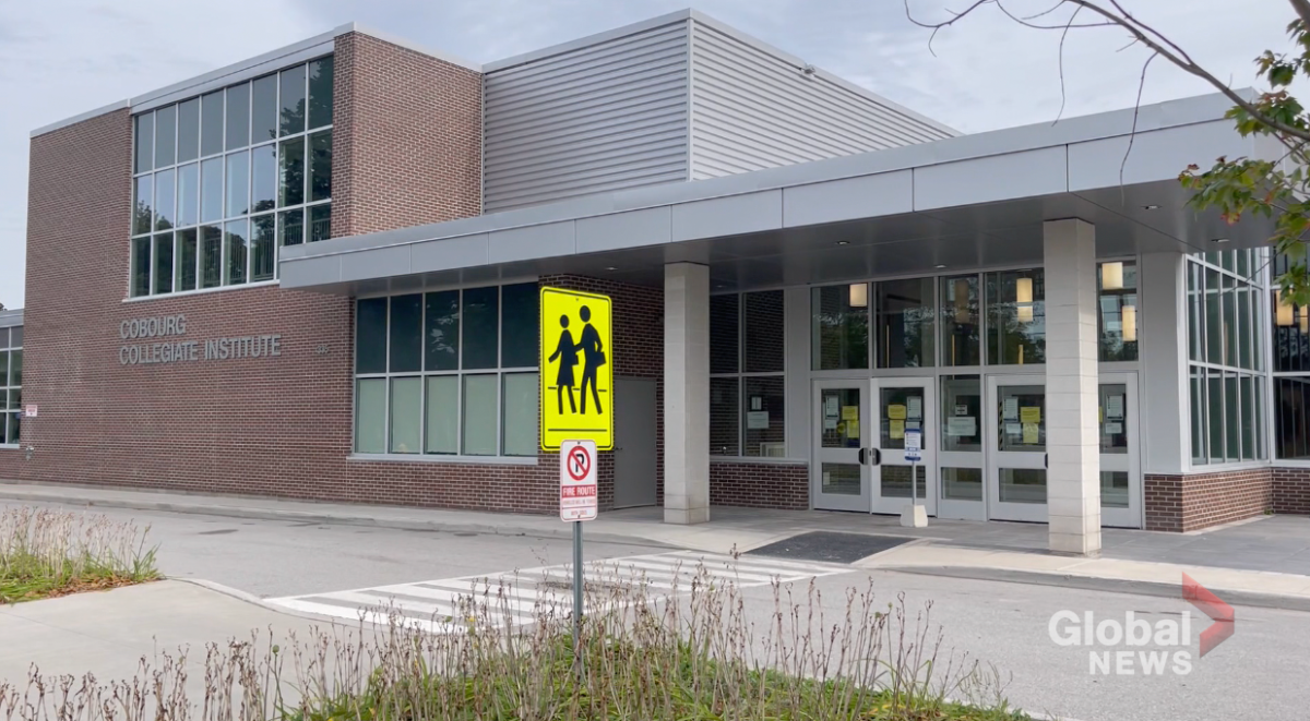 Cobourg Collegiate Institute and nearby C.R. Gummow Public School were under lockdown on Monday, May 16 during the search for a missing person.
