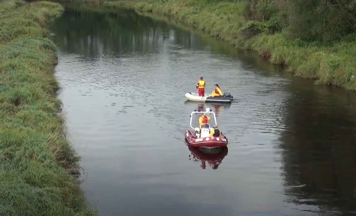 RCMP and searchers are looking for a missing swimmer in the Annapolis River.