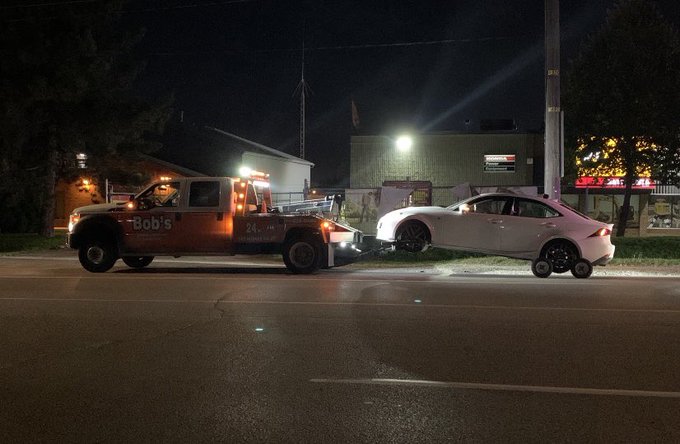 Guelph police say a woman's car has been impounded for two weeks. 