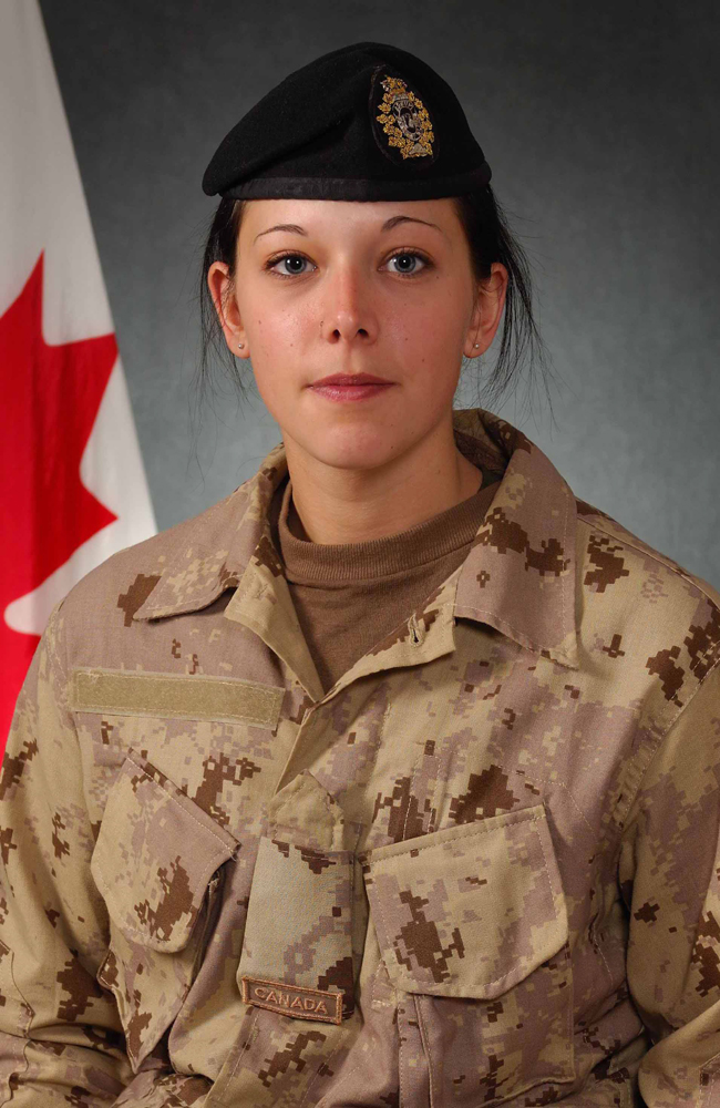 Cpl. Karine Blais killed April 13, 2009, when the vehicle she was driving struck an improvised explosive device in Kandahar’s Shah Wali Kot district. Canadian Armed Forces Combat Camera / DND