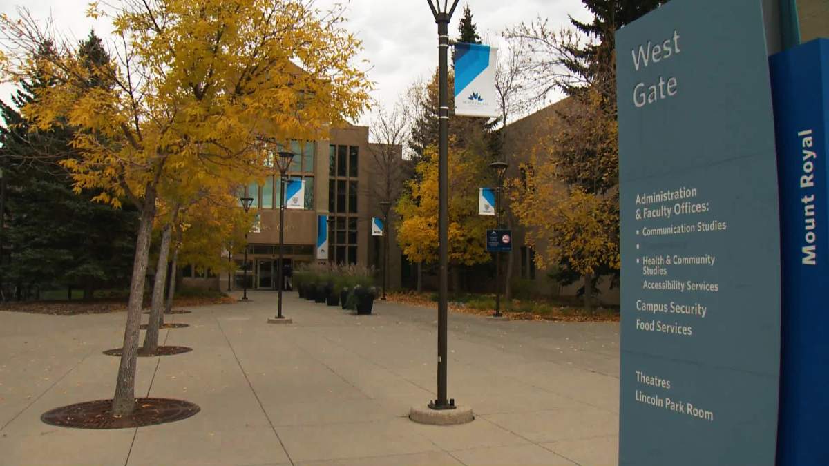 Mount Royal University in Calgary on Sept. 22, 2021.