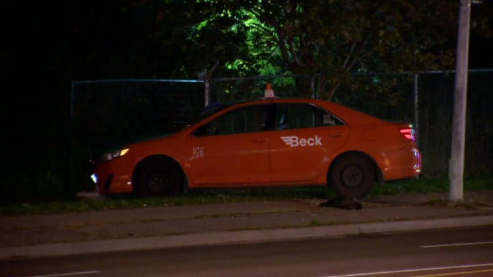 Police were called to the scene shortly before 9 p.m. Sunday.