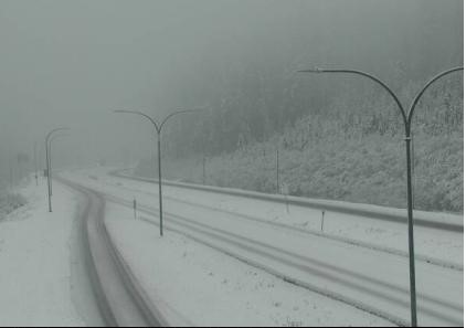 The Zopkios rst area near the Coquihalla summit, looking northeast, Oct. 28.