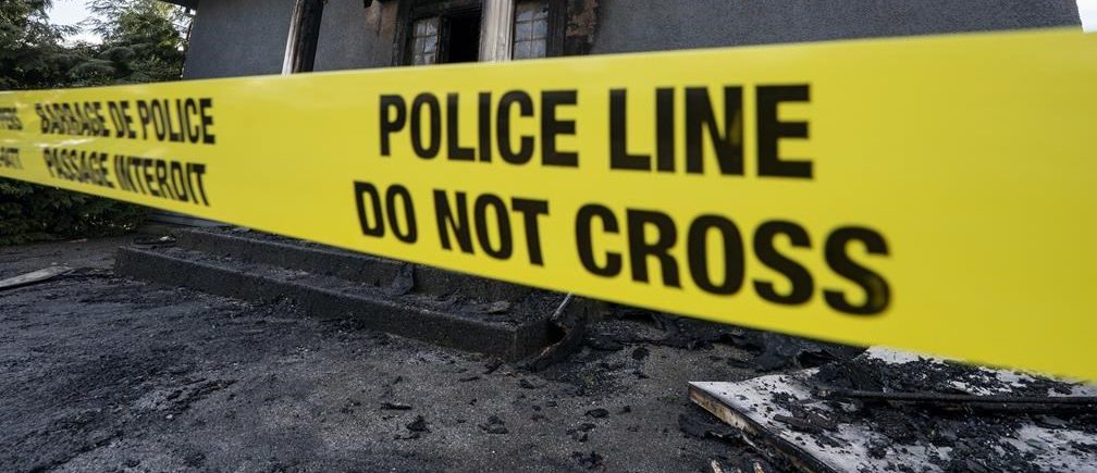 Police tape is seen in this file photo.
