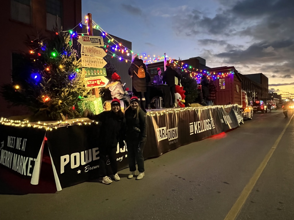 100 Kellogg Lane parade float at the 2021 London Santa Claus Parade Nov. 13, 2021.