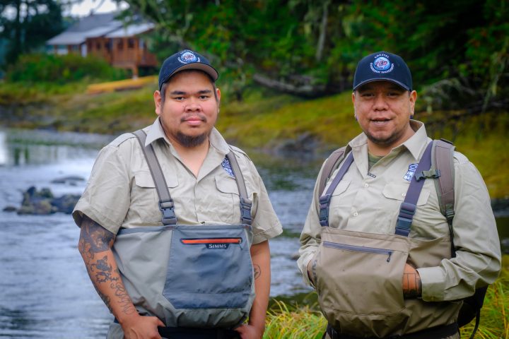 Josh Vickers and Ted Windsor part of a team of Indigenous Guardians from the Heiltsuk nation. 