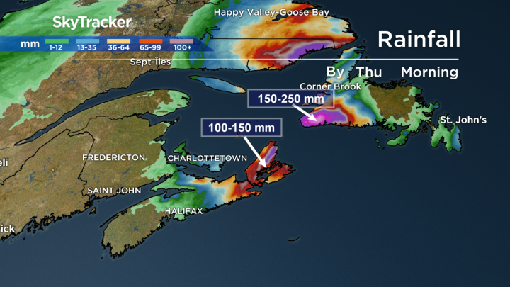 Rain is expected to subside after Wednesday evening