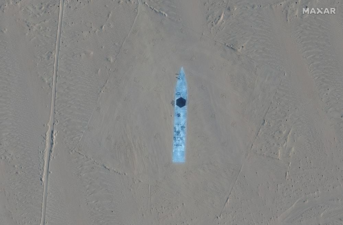 Satellite image of China