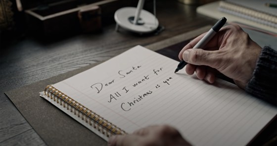 a screenshot of the letter to Santa