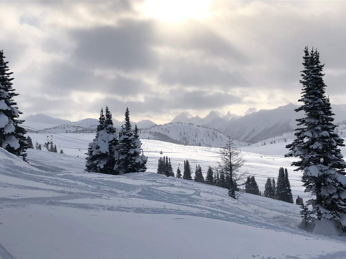 Sunshine ski hill