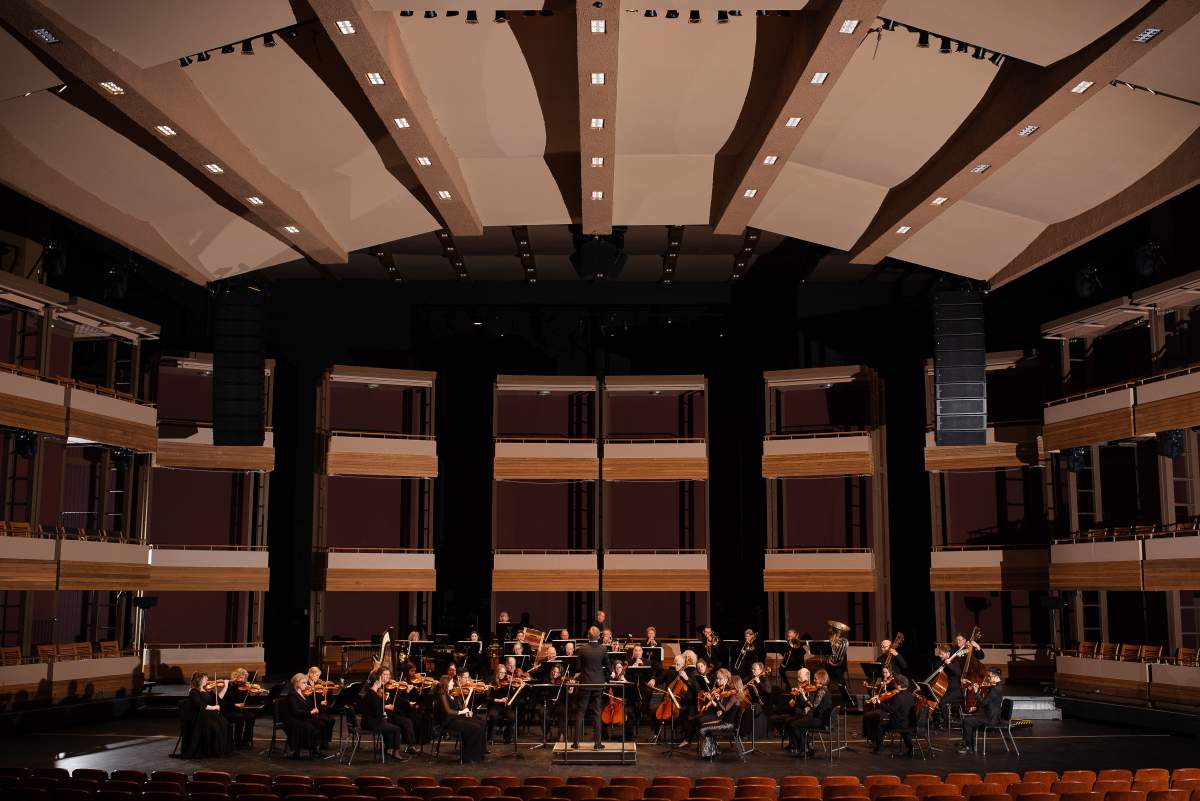 The Kitchener-Waterloo Symphony performs at Centre in the Square in 2019.