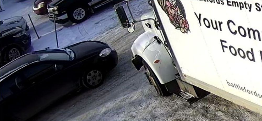 The Battlefords District Food and Resource Centre has released these photos in an attempt to find those responsible for stealing an employee’s vehicle during the holiday season.