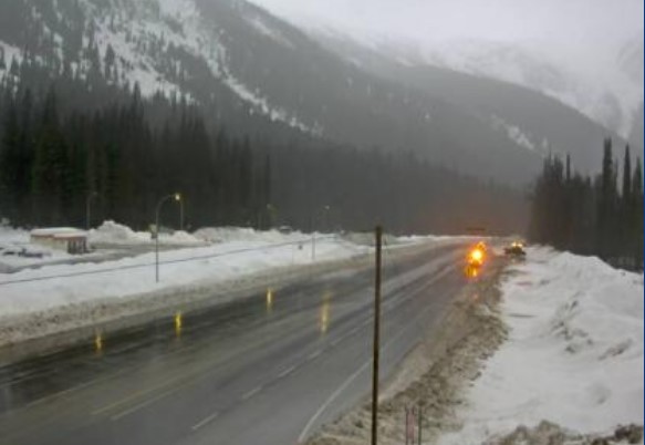 Rogers Pass
Highway 1, near Parks Headquarters at Glacier National Park, 72 kilometres east of Revelstoke, looking east, Dec. 1, 2021.