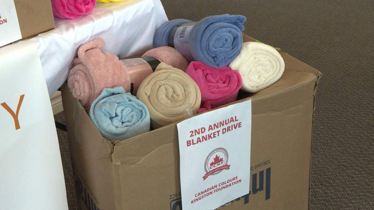 A Kingston, Ont. community member and business owner has donated 100 blankets for the unhoused, in second annual 'blanket drive' initiative. 