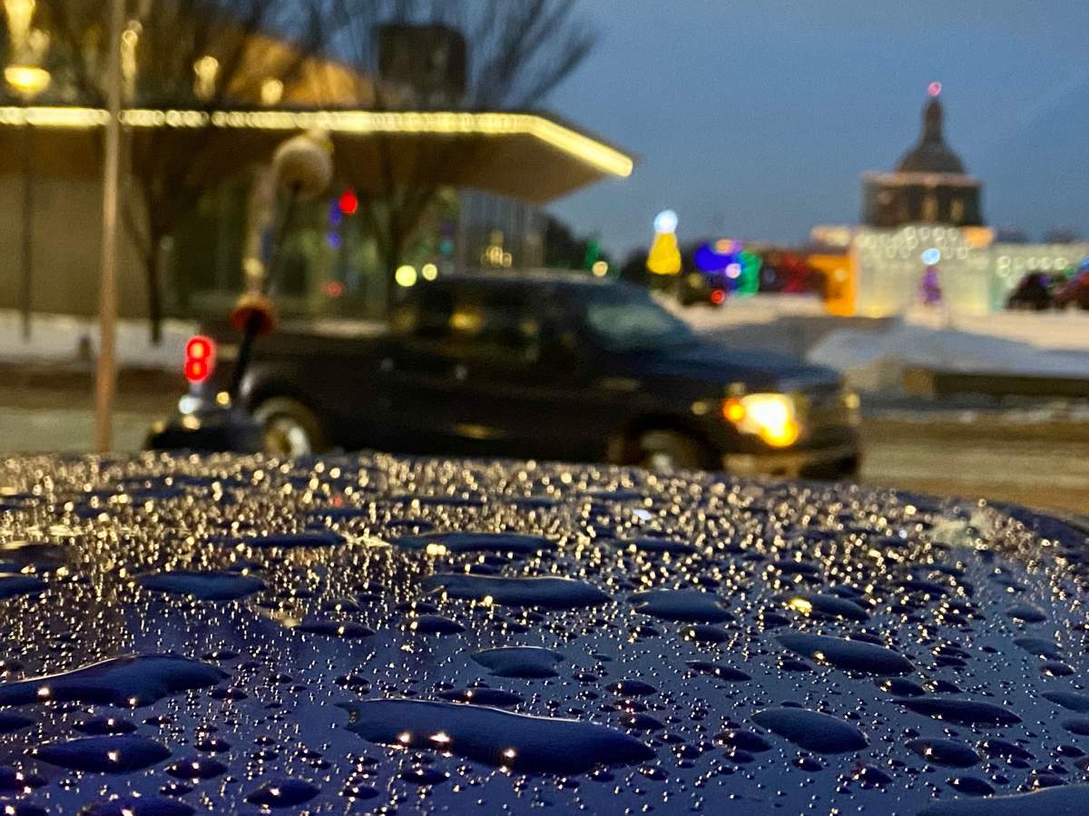 A freezing rain warning was in place for Edmonton and surrounding areas Thursday, Jan. 13, 2022.