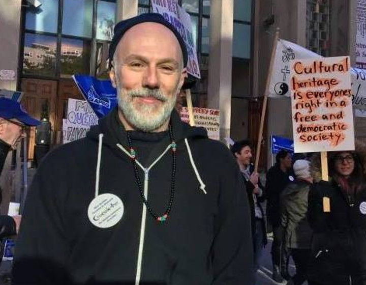 Robert Green and his school colleagues have held several events in opposition to Bill 21 and the Charter of Values in Quebec