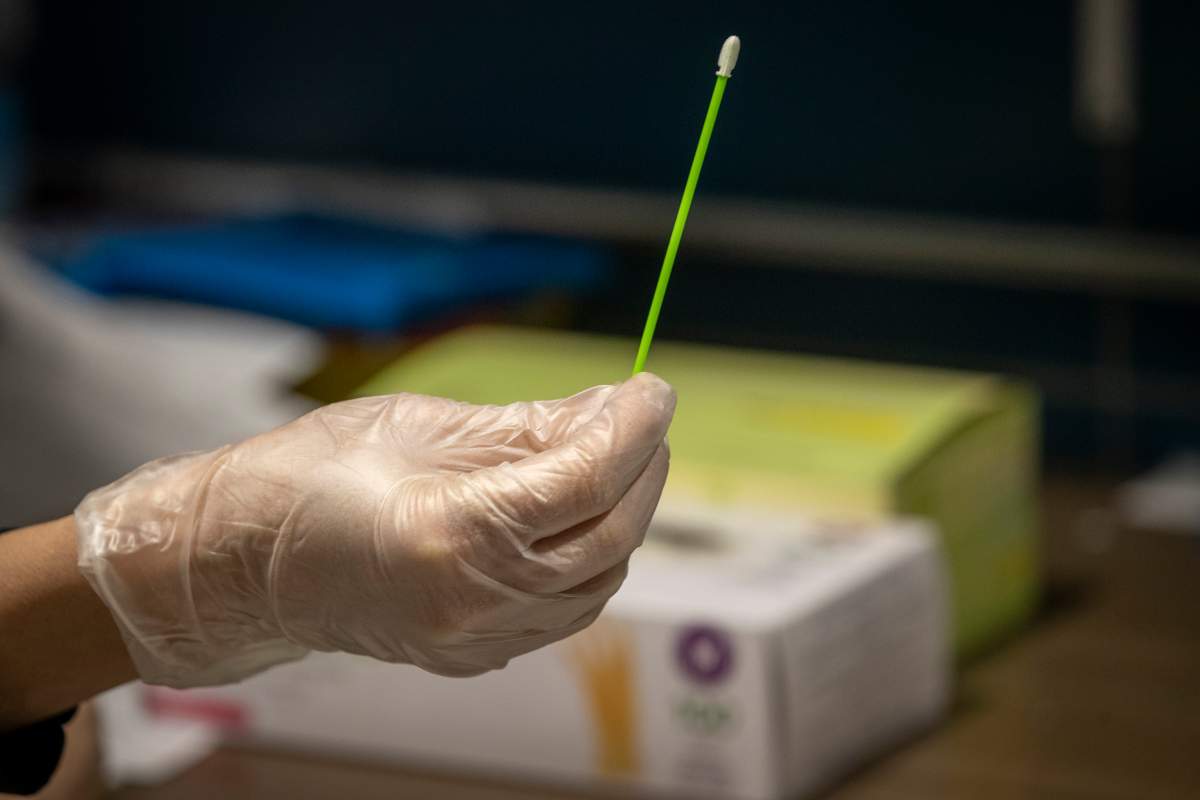 covid swab