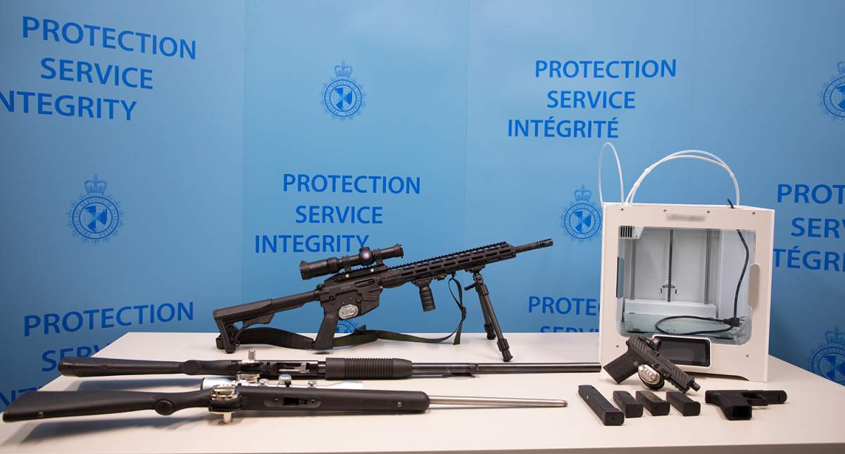 Confiscated firearms