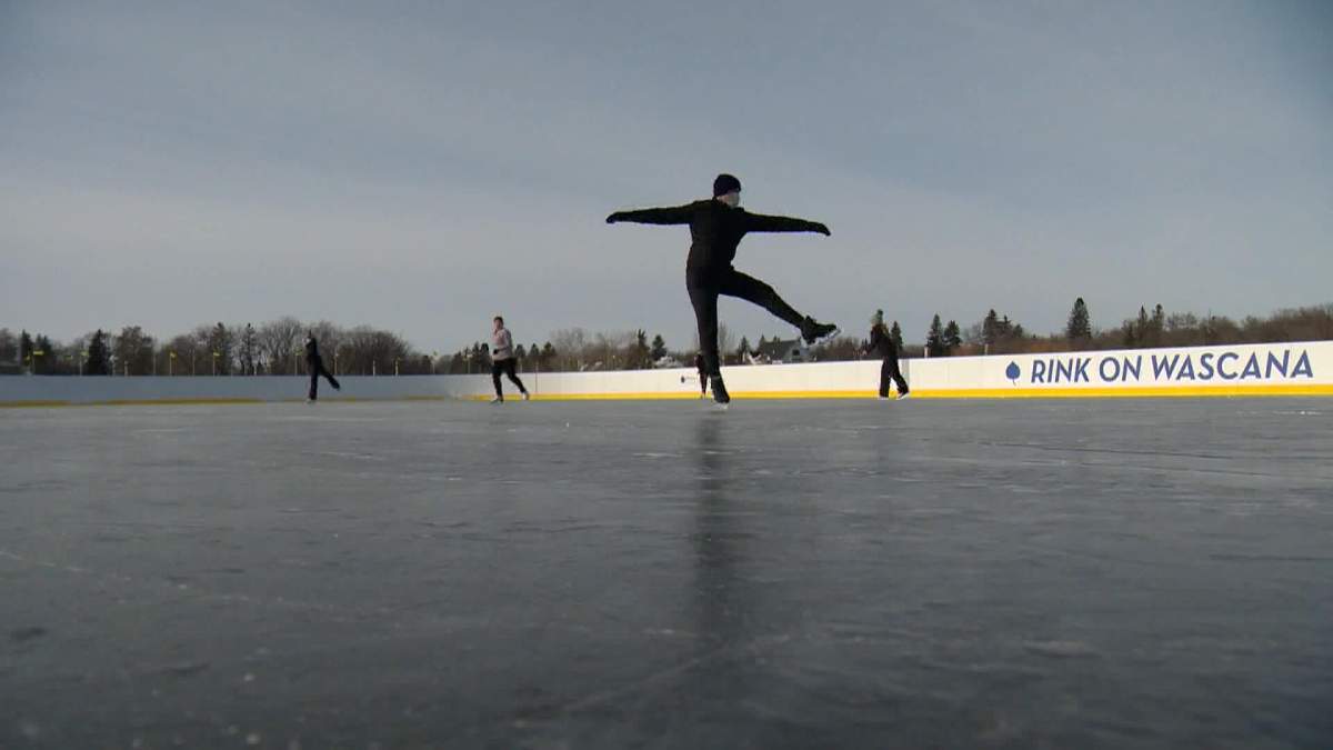 The last days for skating at the Rink on Wascana in Regina are on Saturday and Sunday.