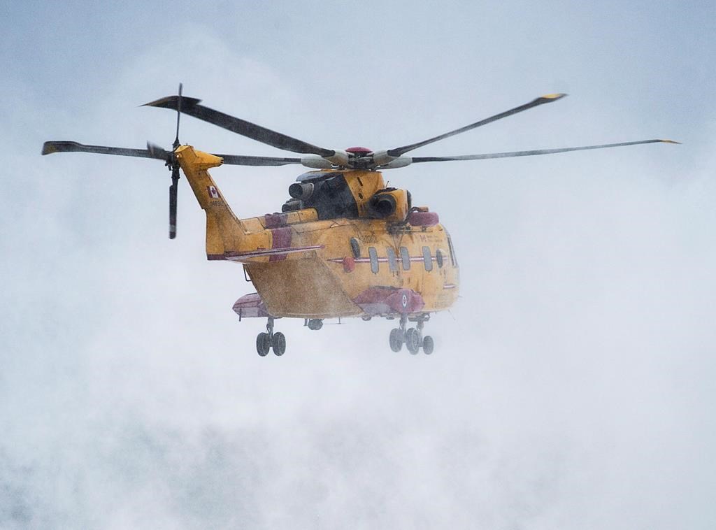 FILE - A Cormorant from 413 Squadron based at CFB Greenwood took part in the search.