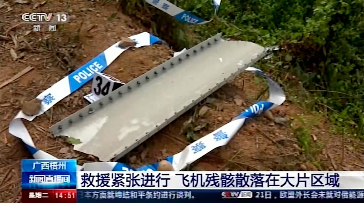 Boeing China flight