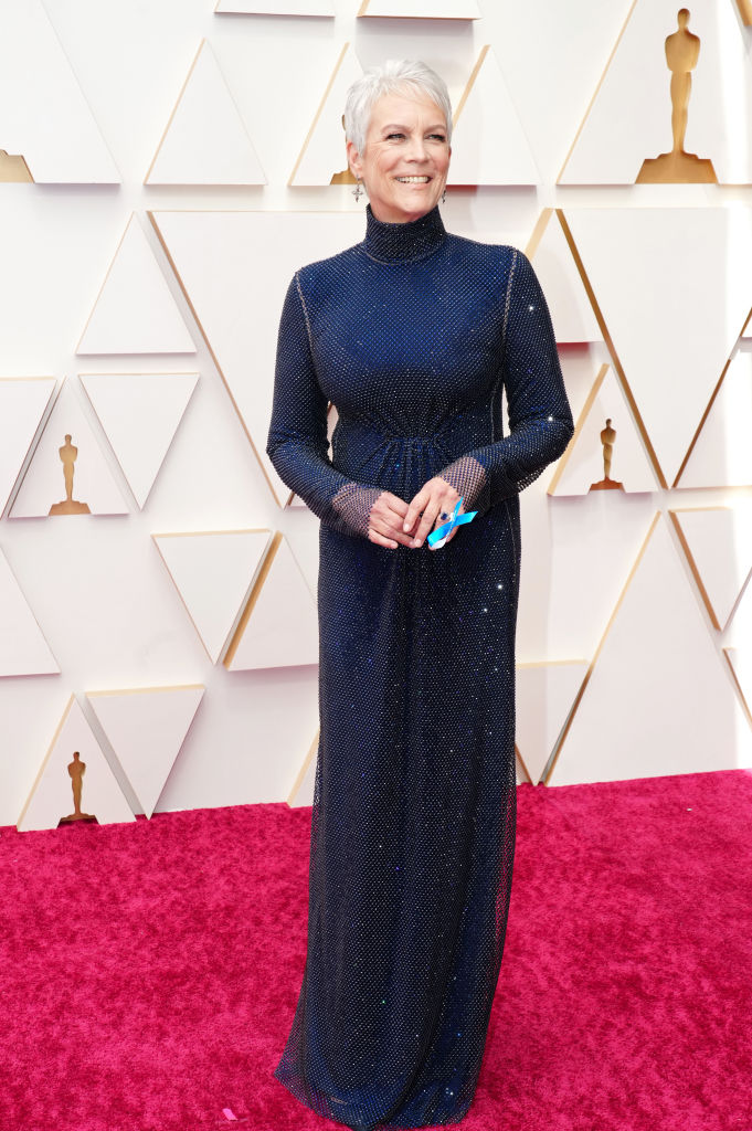 Jamie Lee Curtis attends the 94th Annual Academy Awards at Hollywood and Highland on March 27, 2022 in Hollywood, California.