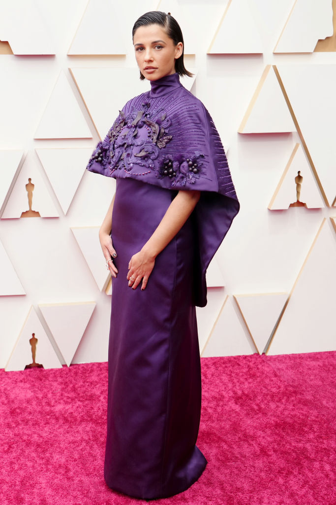 Naomi Scott attends the 94th Annual Academy Awards at Hollywood and Highland on March 27, 2022 in Hollywood, California.