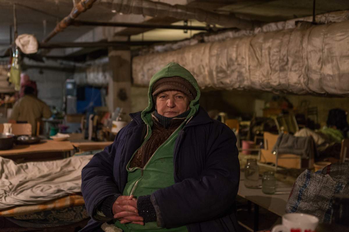 Russian shelling destroyed buildings in Kharkiv